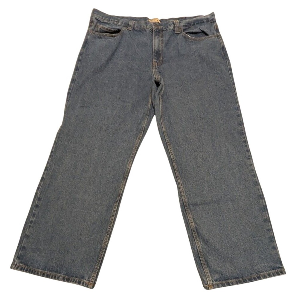 Blue Mountain Men's Relaxed‎ Fit Jeans Blue Denim Size 42